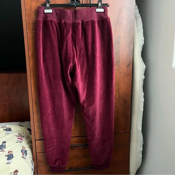 NWT Women's Polo Ralph Lauren Track pants / Burgundy / Size S - Picture 3 of 13